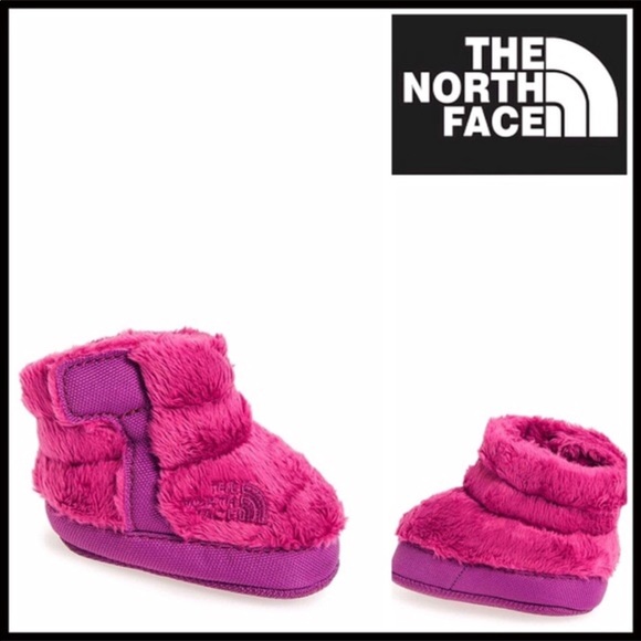 THE NORTH FACE COZY BABY BOOTIES SLIPPER BOOTS A3C - Picture 6 of 8